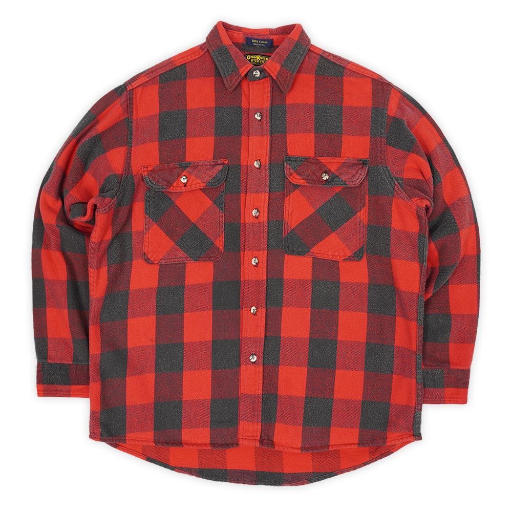 オシュコシュ OSHKOSH 90s 90年代 ブロックチェック柄 ヘビー オシュコシュ OSHKOSH 90s 90年代 ブロックチェック柄 ヘビー