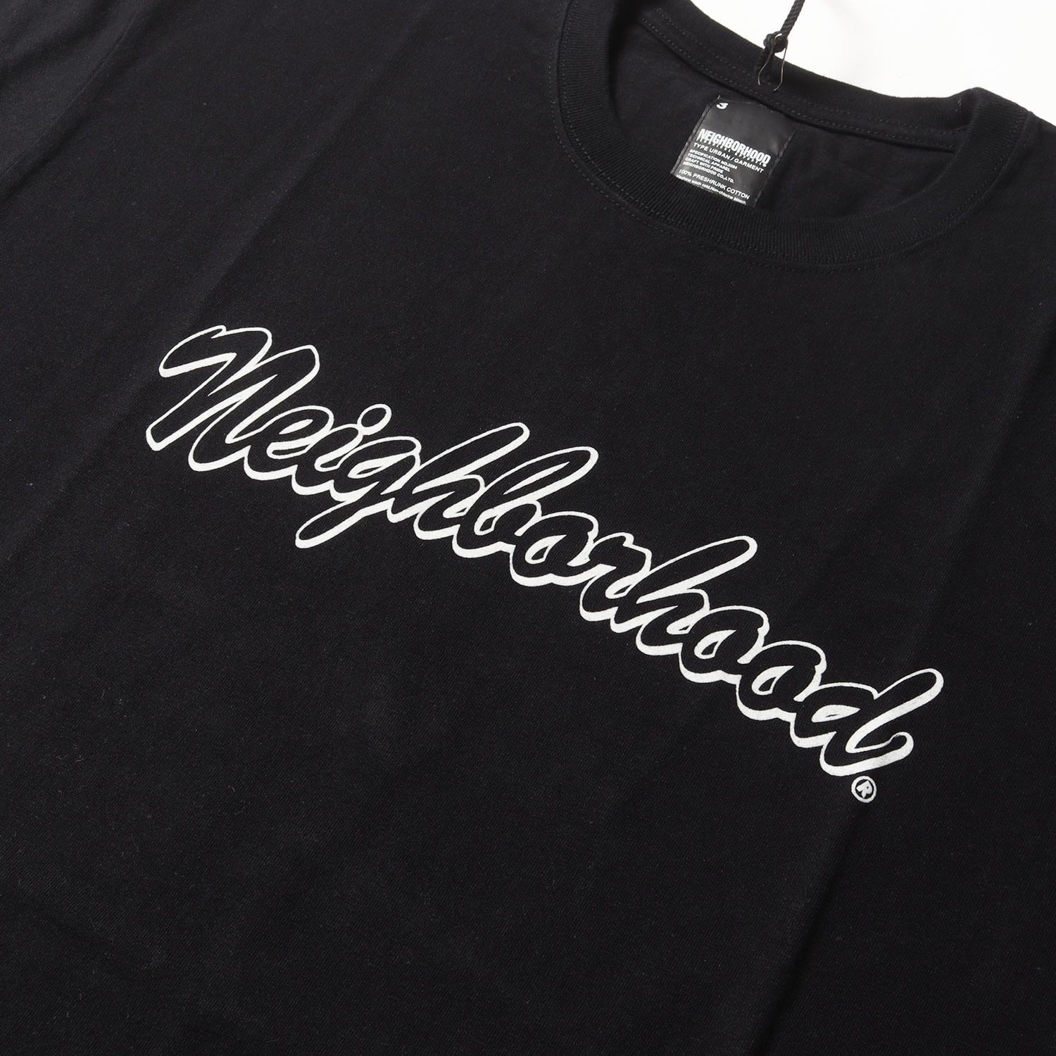 Neighborhood SS-6 Tシャツ ブラック ブランドロゴ メンズ 新品】NEIGHBORHOOD ネイバーフッド Tシャツ ブラック 黒 サイズ