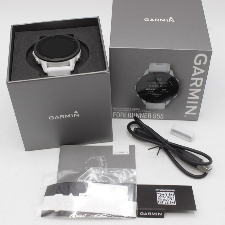 GARMIN Forerunner 955 White 010-02638-E1 スマートウォッチ ガーミン