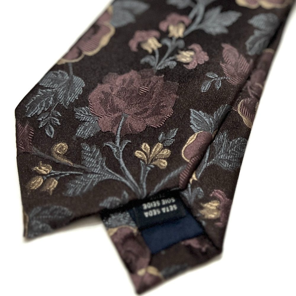 新品】25年春夏新作 Holiday&Brown ホリデー&ブラウン ネクタイ Brown