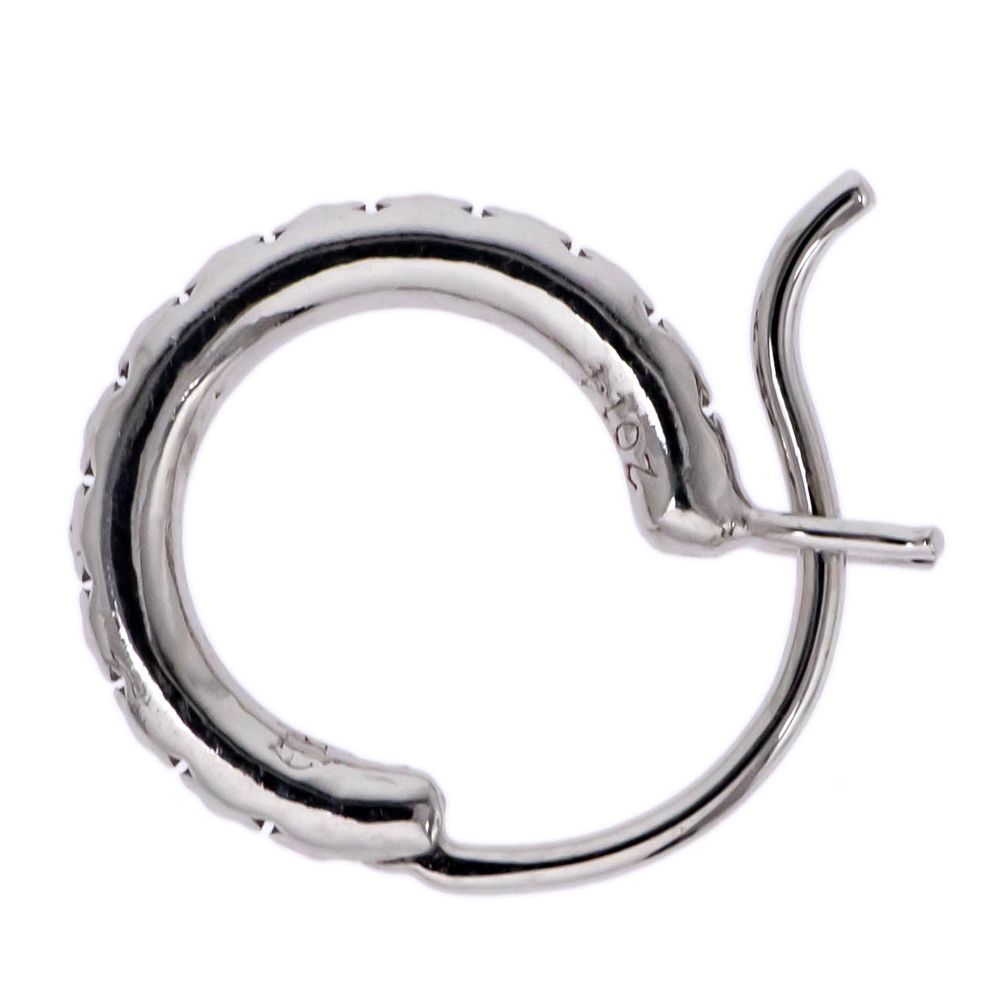 名東 クロムハーツ HOOP TFL SML フープピアス 18K WG ホワイトゴールド ジュエリー アクセサリー