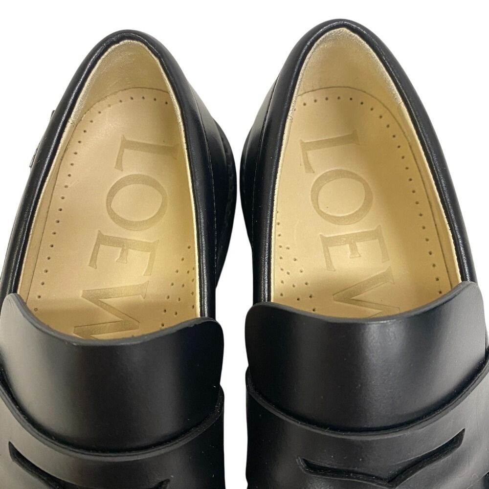 ロエベ LOEWE 24 ローファー ブラック