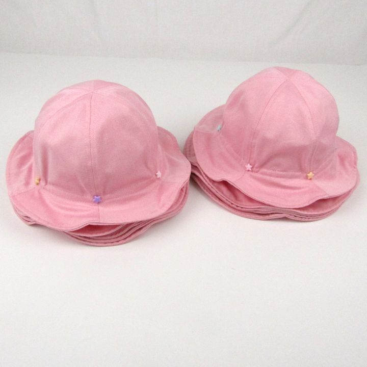 帽子 ハット 10点セット 52-56cm ピンク 子供用 まとめて 大量 ベビー キッズ 女の子用