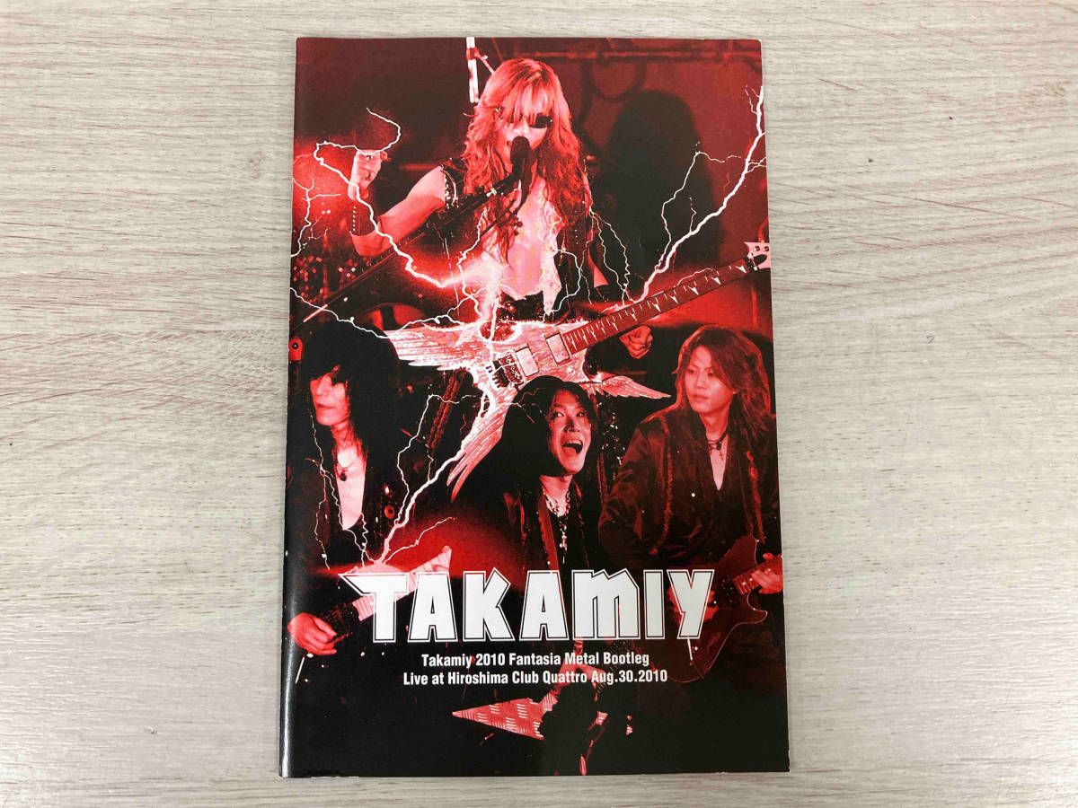 DVD Takamiy 2010 Fantasia Metal Bootleg Live at Hiroshima Club Quattro  Aug.30.2010 - メルカリ