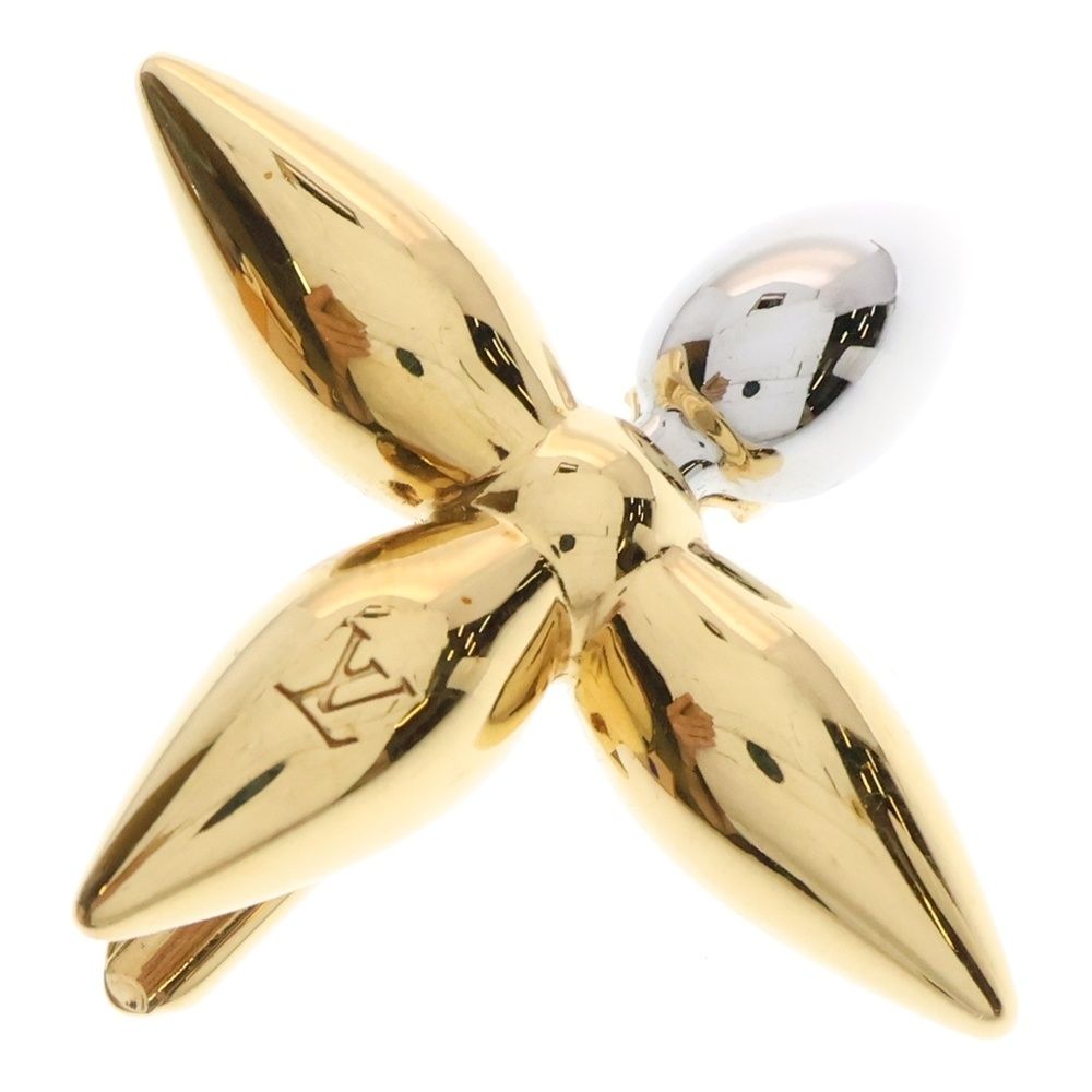 LOUIS VUITTON ルイヴィトン バレッタ ルイゼット ヘアクリップ バレッタ ヘアアクセサリー ゴールド×シルバー M00800