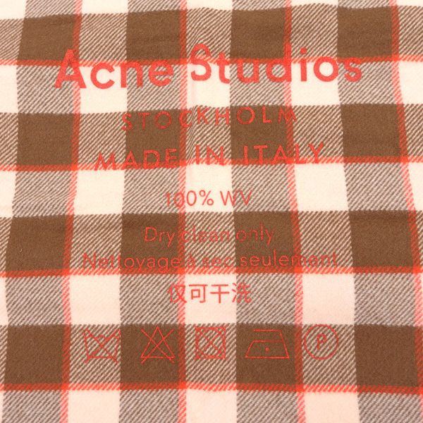 Acne Studios / アクネストゥディオズ ◇大判ストール/マフラー/ロゴ  