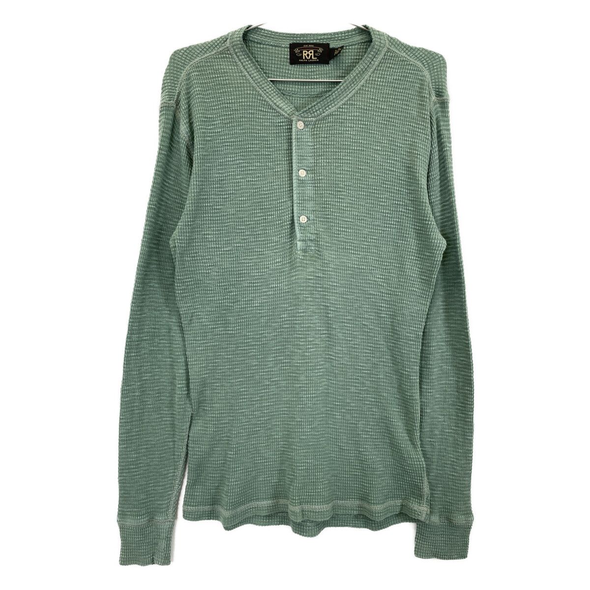 RRL ダブルアールエル ｸﾞﾘｰﾝ ﾛﾝｸﾞｽﾘｰﾌﾞ ｻｰﾏﾙ ｶｯﾄｿｰ M