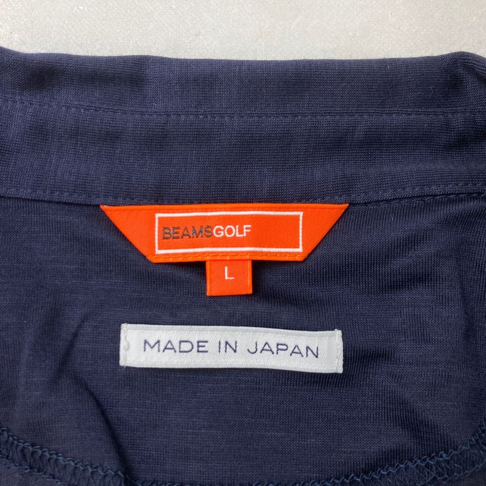 ビームスゴルフ　半袖　L BEAMS GOLF（ビームス ゴルフ）ORANGE LABEL / ダブルジップ