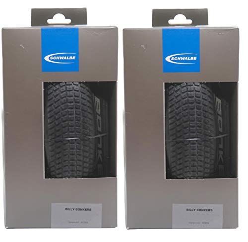 ブラック 2本セット SCHWALBE(シュワルベ) BILLY BONKERS 26x2.10(54-559) ADDIX フォールディング Folding (ブラック) [品]