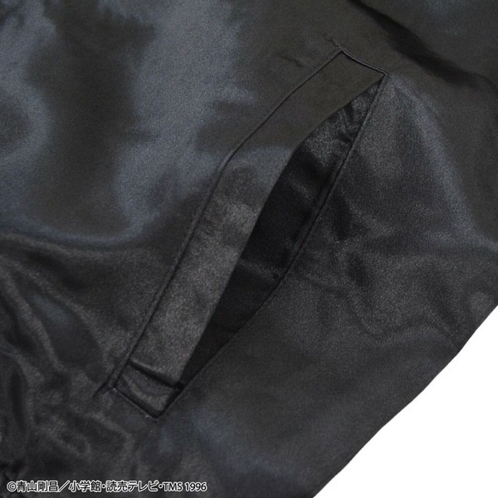 新品★春物★男女兼用★Мサイズ★ドラえもん★スカジャン 青 銀色 1843 グリーマン Greeman スカジャン ドラゴン 刺繍 羽織 ブルゾン F