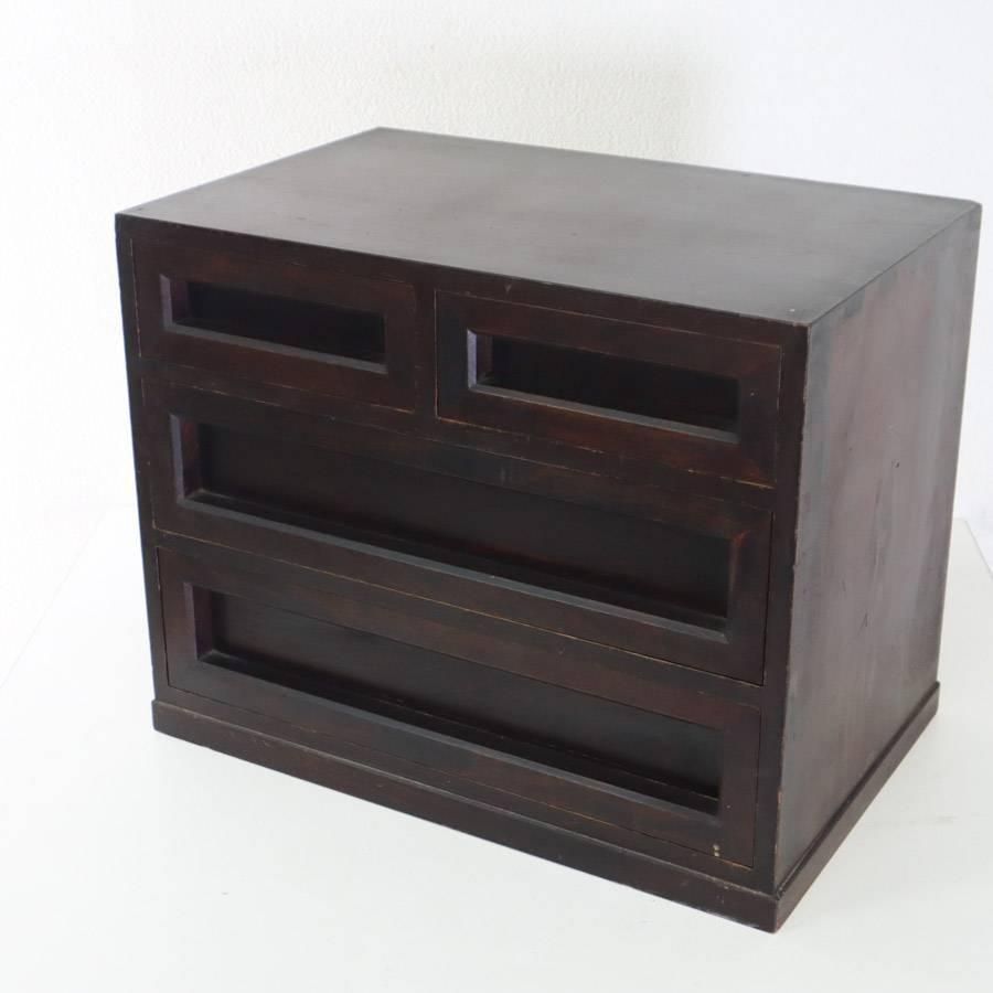 松本民芸家具 523型 小抽斗 ミズメザクラ 小箪笥 小引き出し チェスト M12525 237h21