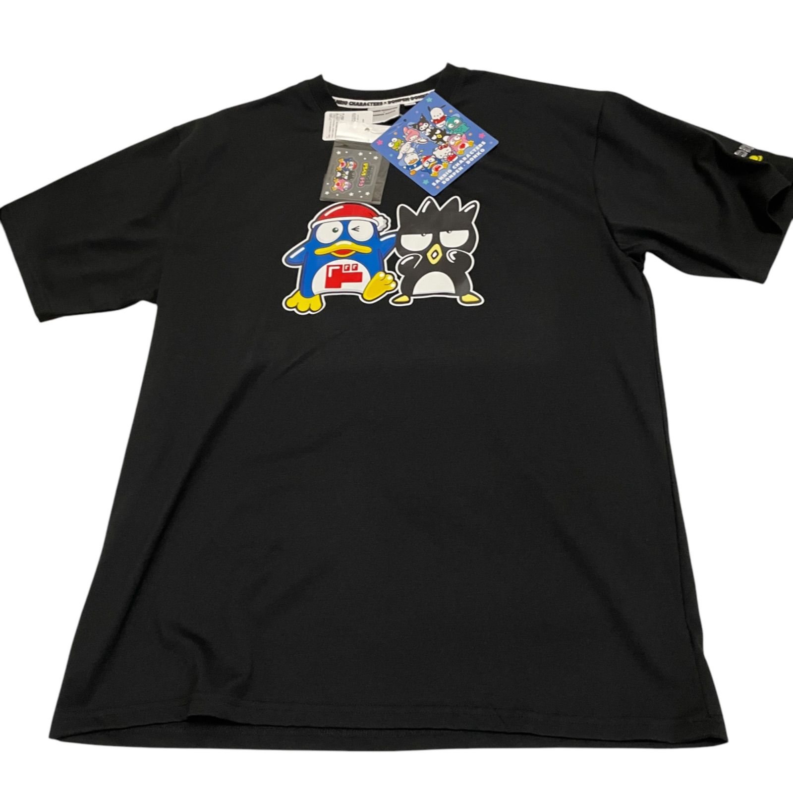 96猫　くろねこ　黒猫　ドン・キホーテ　ドンペン　半袖Tシャツ　コラボ　L　古着 96猫 くろねこ 黒猫 ドン・キホーテ ドンペン 半袖Tシャツ