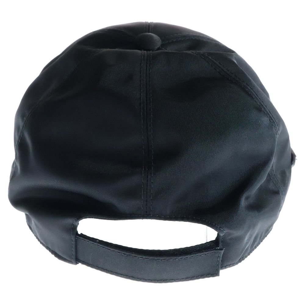 PRADA プラダ テスート トライアングルロゴ キャップ 帽子 ブラック 1HC274