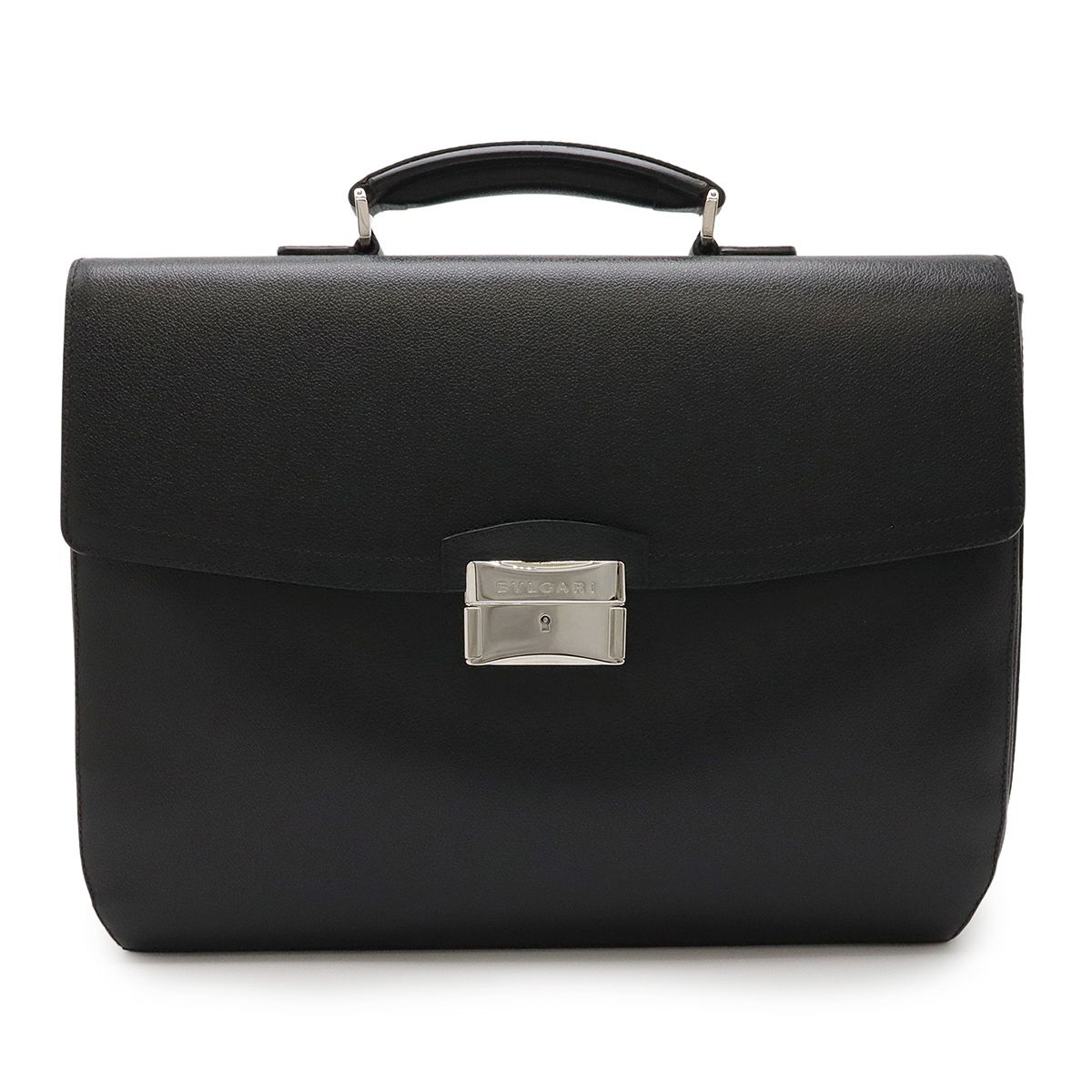 入手困難✨ ブルガリマン ビジネスバッグ A4資料 手持ち レザー ブラック 入手困難✨ ブルガリマン ビジネスバッグ A4資料 手持ち レザー