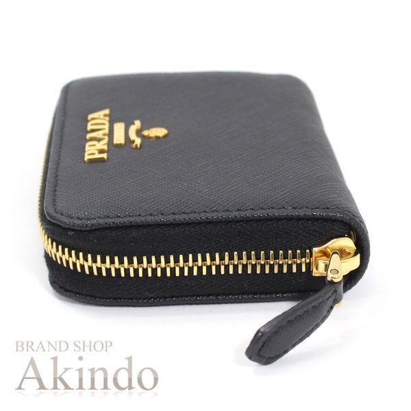 新品】プラダ 小銭入れ コインケース ラウンドファスナー 黒 ブラック  