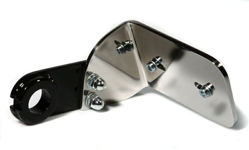 サイドマウントライセンスプレートブラケット ショート 2008〜17年ソフテイル マットブラック