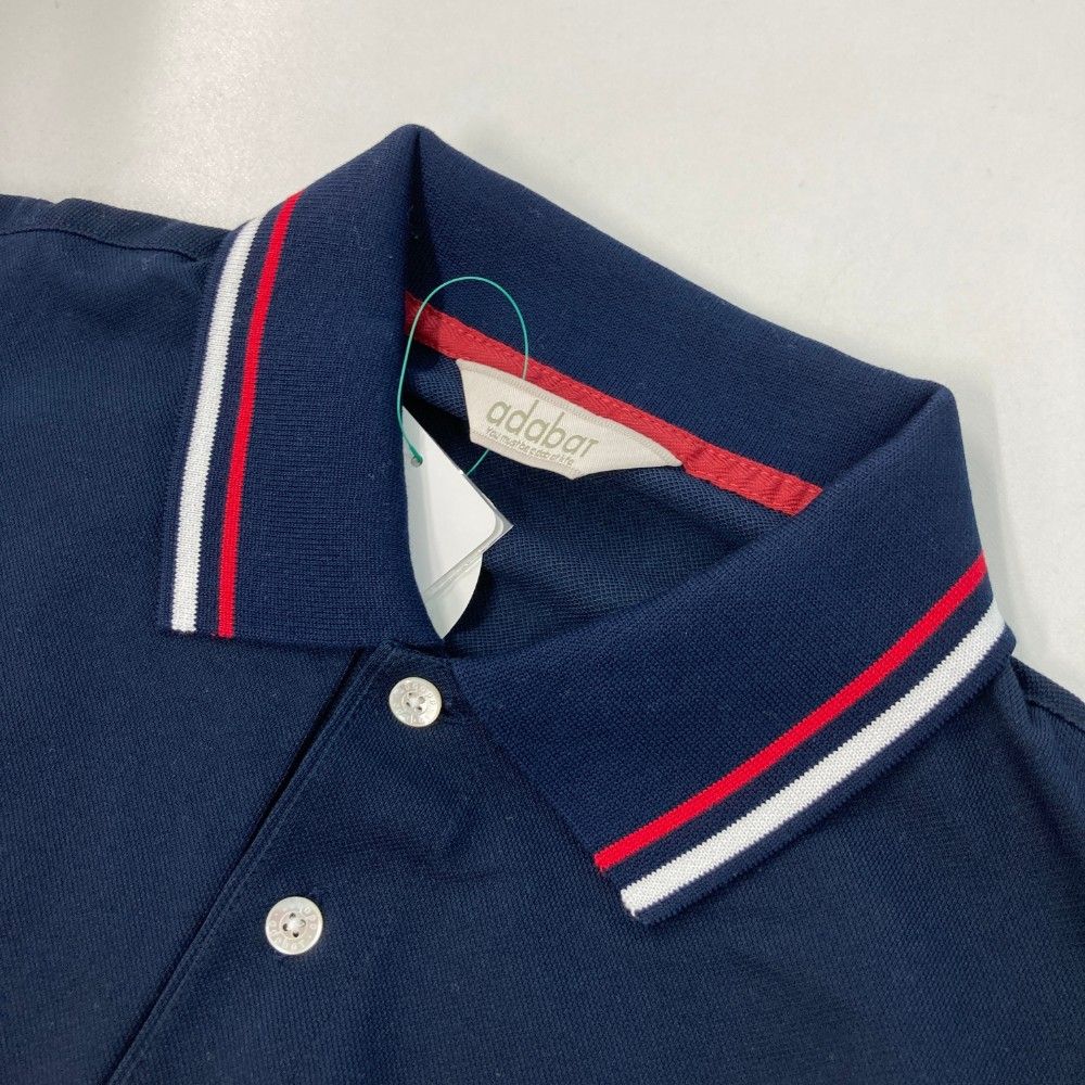 アダバット 紺色ポロシャツ サイズ：48 ADABAT アダバット