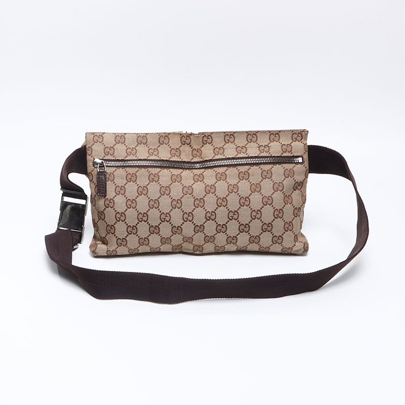 GUCCI グッチ ウエストバッグ GG キャンバス ベルトバッグ