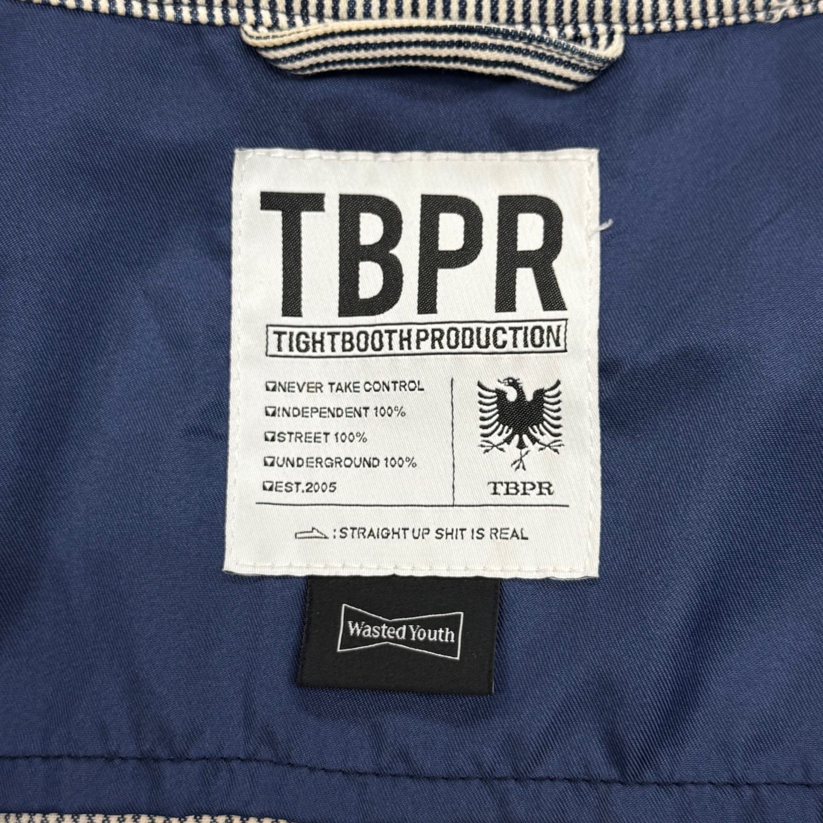 WASTED YOUTH TIGHTBOOTH 15周年 T-65 JKT コラボ ヒッコリー 
