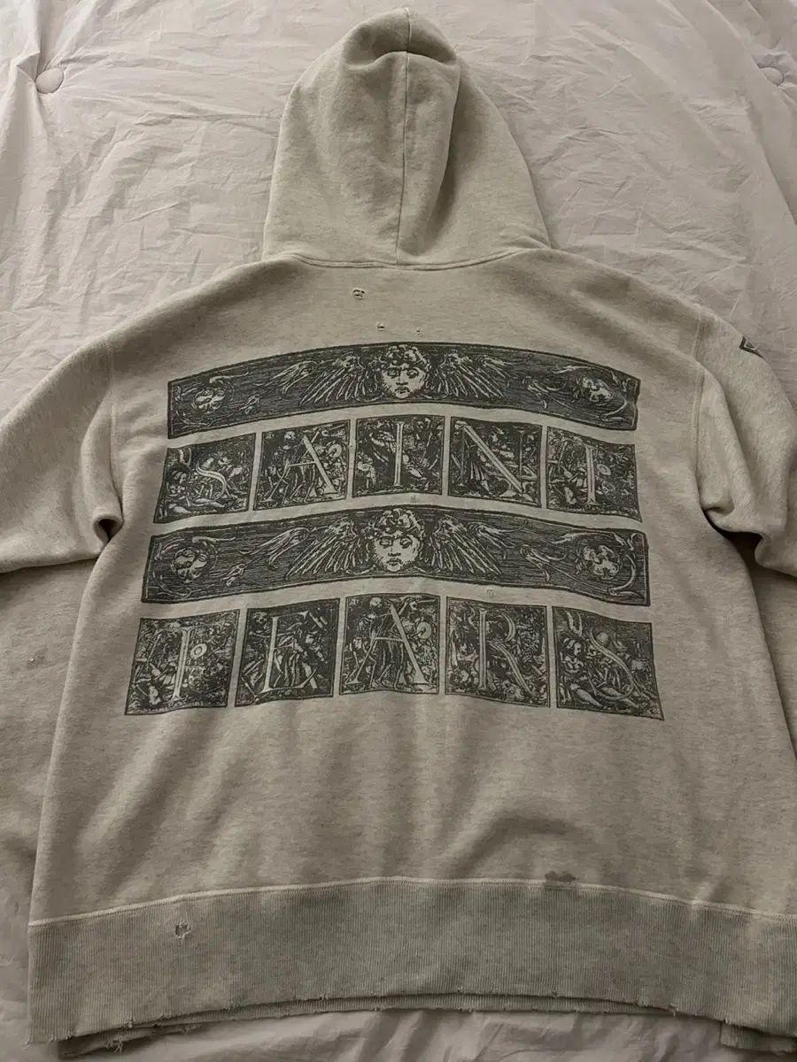 フード付きTシャツ ベージュ