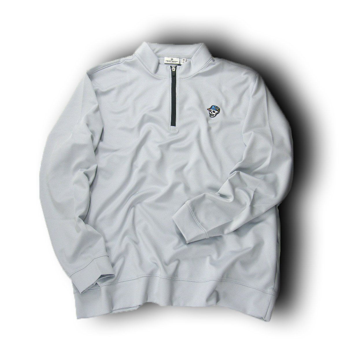 【新品】 DEVEREUX GOLF / デヴァローゴルフ　ハーフジップ ジャージ スウェット スニードジャック アウター カットソー ゴルフシャツ ゴルフウェア ゴルフ グレー デヴァロー