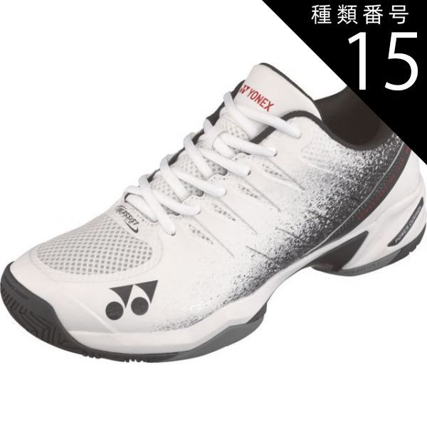 種類15：ﾎﾜｲﾄ/ﾌﾞﾗｯｸ/29.0(4550086960256) Yonex(ヨネックス) SHTTWGC パワークッションチームワイドGC パワークッションチームワイド GC テニスシューズ パワークッション 靴 ゴム底