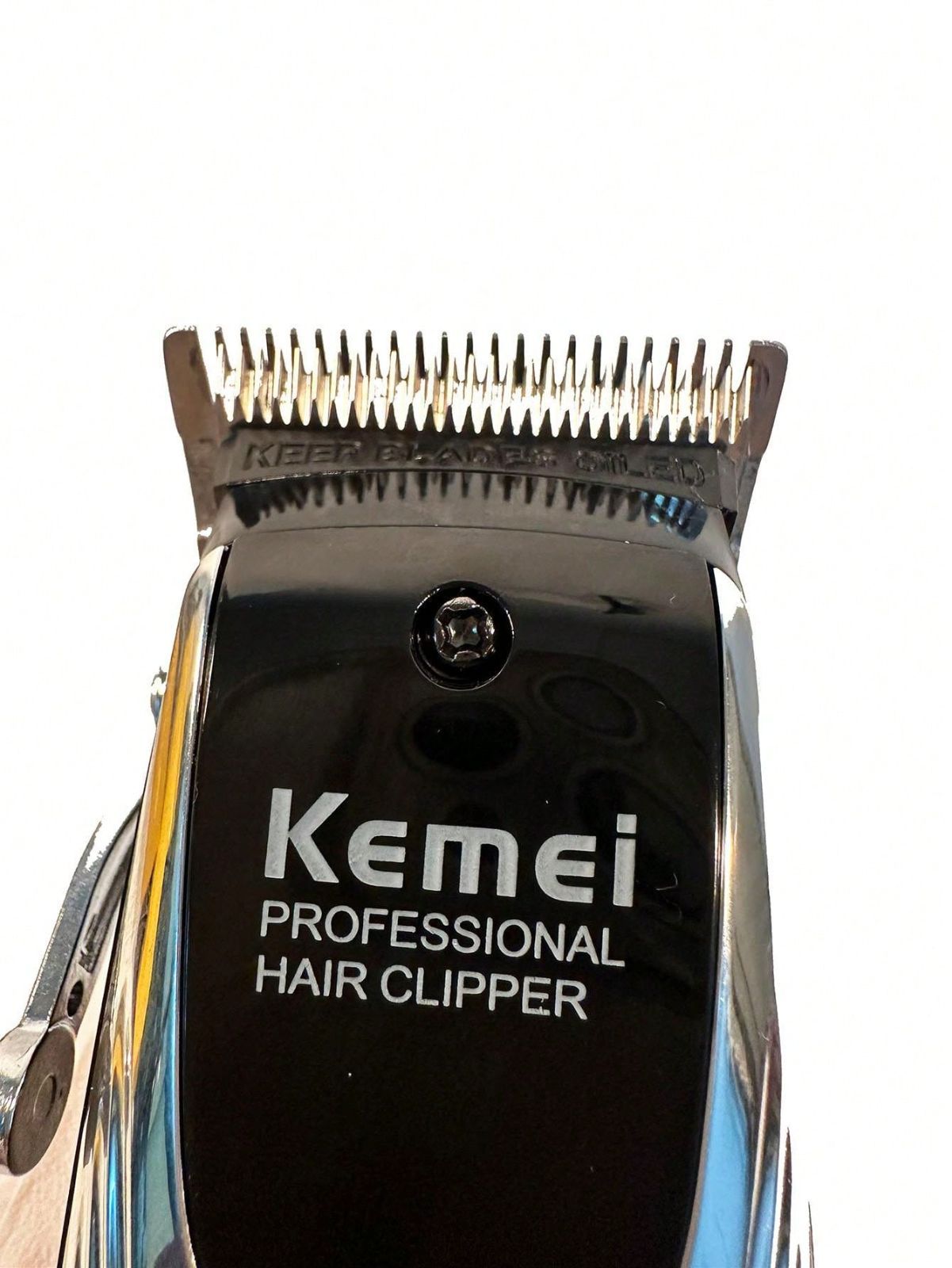 ブランドのプロフェッショナルヘアクリッパー、男性用、充電式