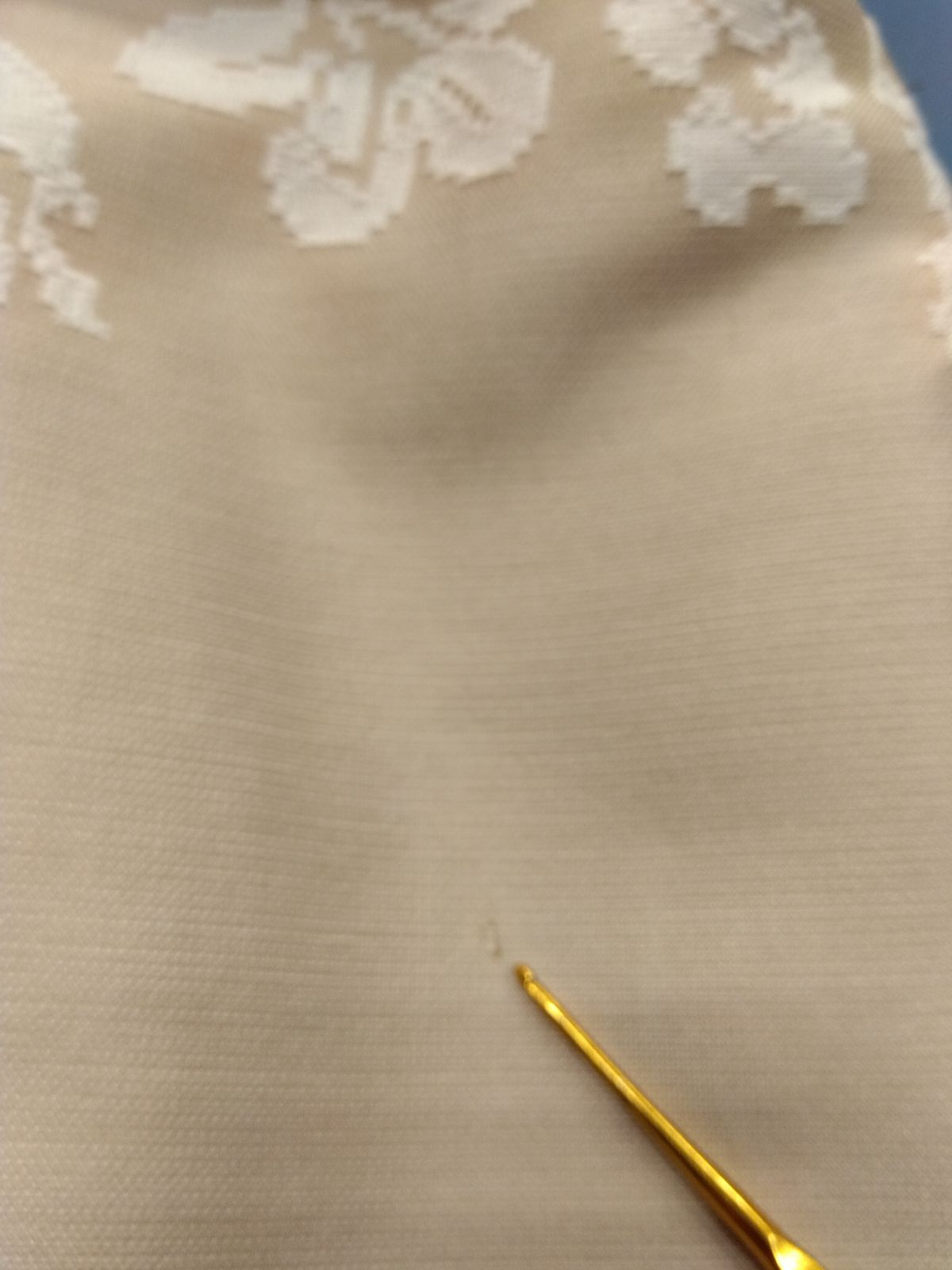 11号サイズ 花柄刺繍