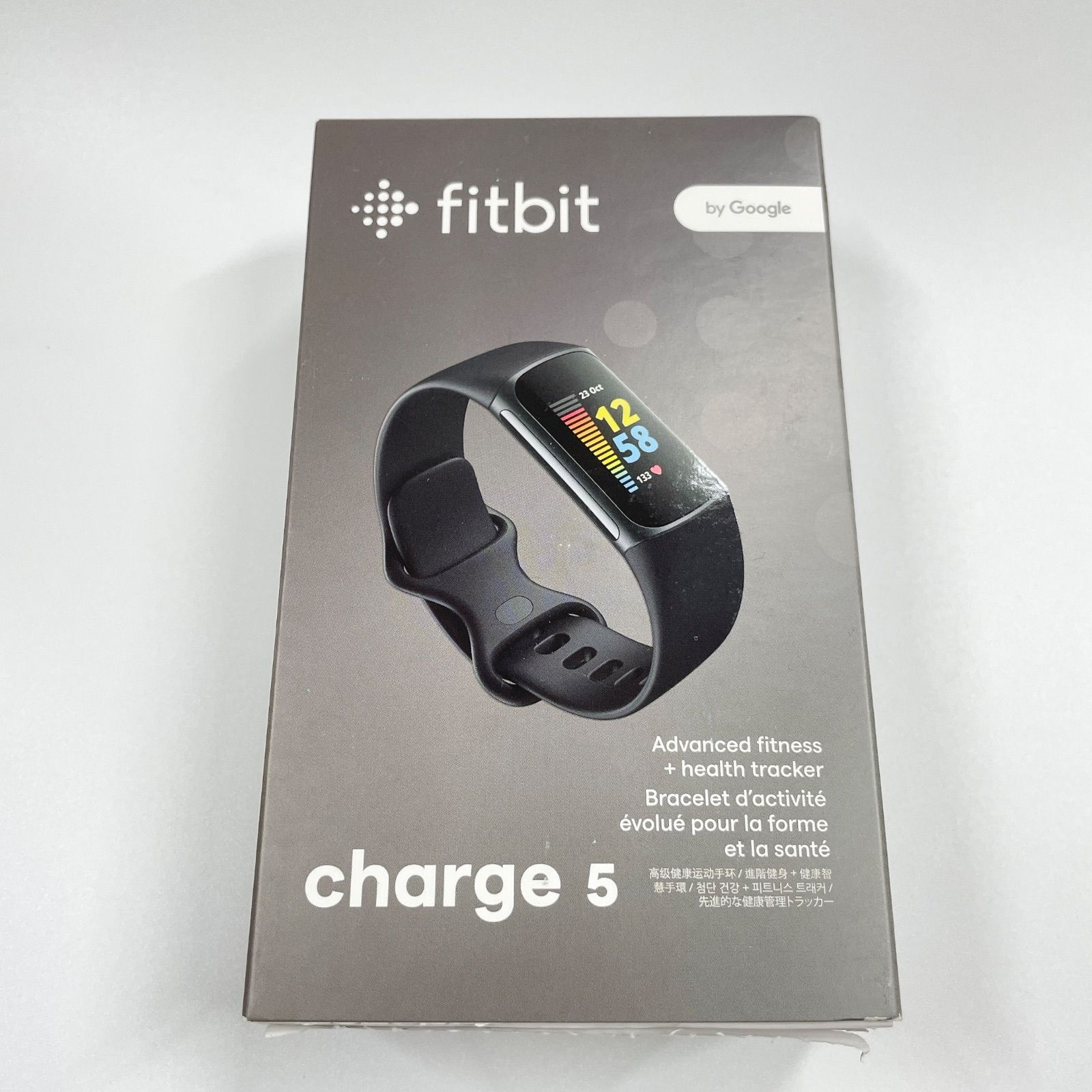 Fitbit charge 5 スマートバンド ブラック Aランク 408