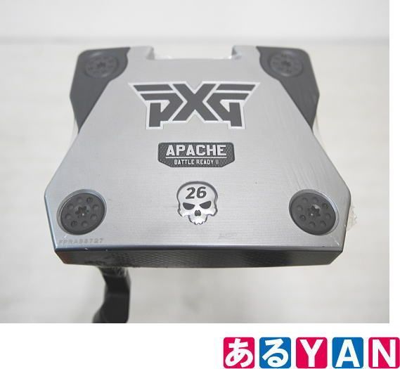 [YAN] (新品未使用) PXG BATTLE READY II APACHE 26 パター カバー付き アパッチ バトル レディー 2  ゴルフ