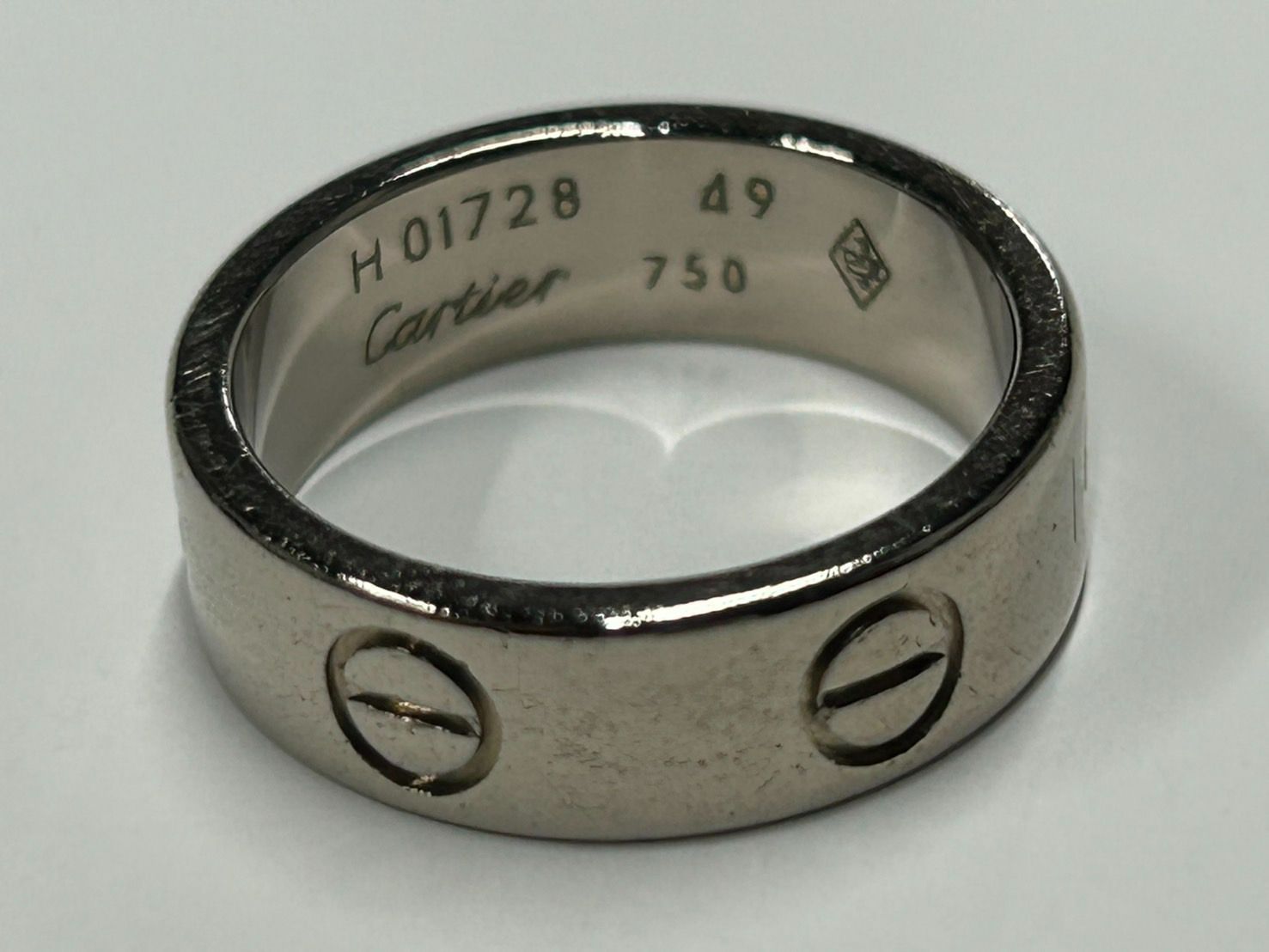 Cartier カルティエ ラブリング 49号 K18WG ホワイトゴールド