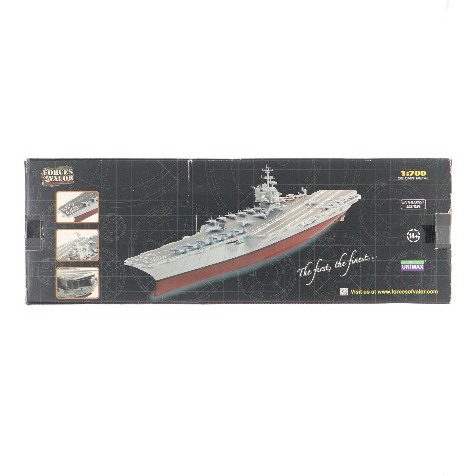 1/700 CVN-65 空母エンタープライズ アメリカ軍 完成品 艦船(86012) UNIMAX(ユニマックス) CVN-65 空母エンタープライズ アメリカ軍 (完成品艦船) - ホビー