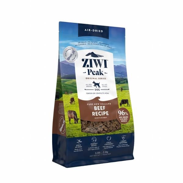 ZIWI Peak ジウィピーク エアドライ ドッグフード グラスフェッドビーフ2.5kg トッピングにおすすめ 正規品