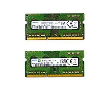 【】Samsung 8GB キット (2 x 4GB)、204-pin SODIMM DDR3 PC3L-12800、1600MHz RAMメモリーモジュール (M471B5173EB0-YK0 x 2)