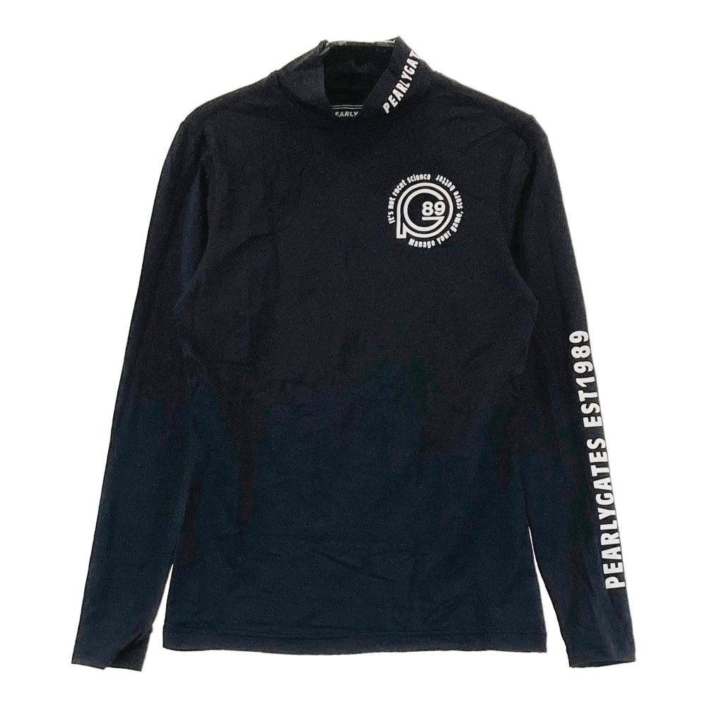 PEARLY GATES ハイネック ゴルフシャツ0 PEARLY GATES モックネック