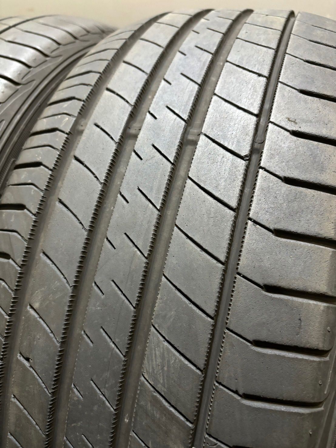 ★225/55R17 DUNLOP/LE MANSⅤ 18年製 夏タイヤ 4本 ダンロップ セルシオ スカイライン XV (2-F850)