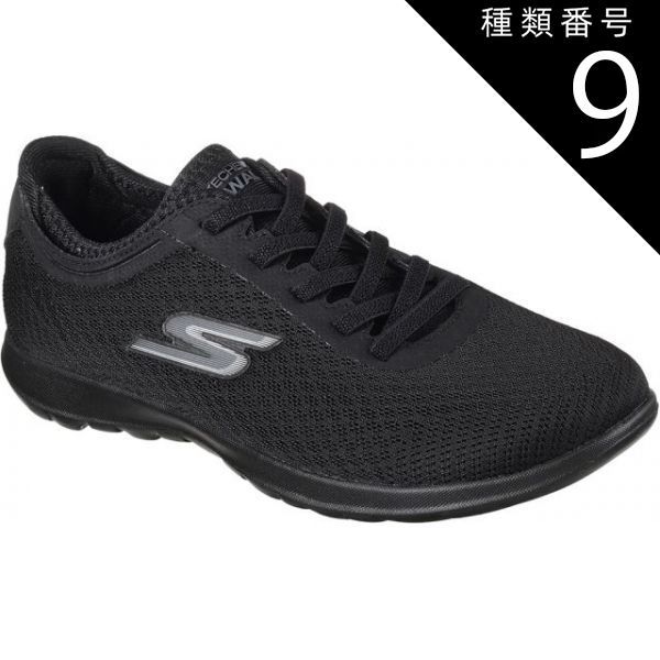種類9:BBK/26.0(0191665267034) Skechers(スケッチャーズ) 15350 01GO_WALK_LITE ｺﾞｰｳｫｰｸ ﾗｲﾄ ｲﾝﾊﾟﾙｽ GO WALK LITE - IMPULSE ﾚﾃﾞｨｰｽ ｽﾆｰｶｰ ｼｭｰｽﾞ 軽量