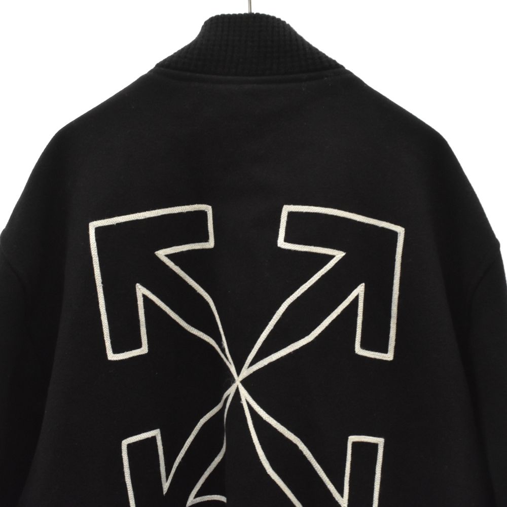 OFF-WHITE 20AW ウール　ジャケット ブラック スタジャン ブランド 品 通販ファッション - OFF-WHITE 20AW ウール