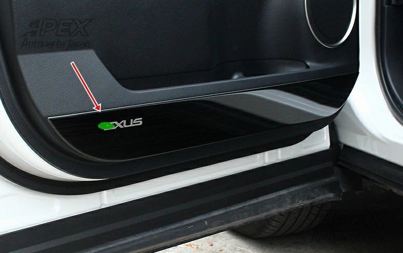 レクサス NX300h 200t 300 キックガード フロント リアドアカバー プロテクションフィルム ドアスカッフプレート 4PセットCW11LYX FFCRYSTALESIA_COM