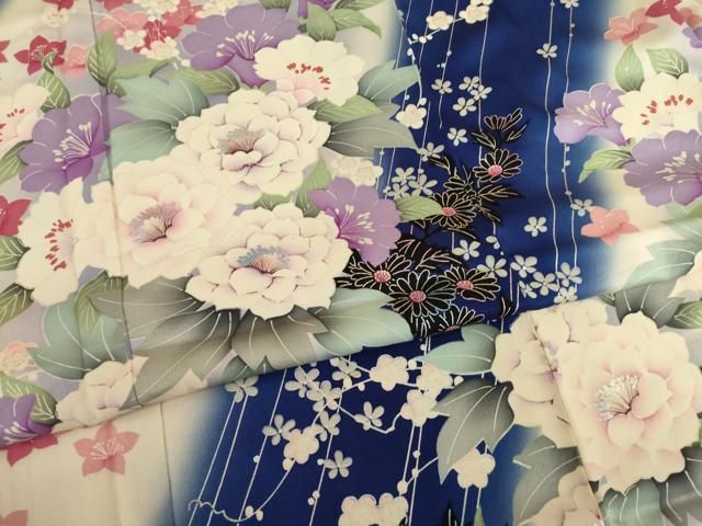 平和屋着物▽豪華振袖 草花文 金彩 正絹 逸品 AAAY1842ck - メルカリ 