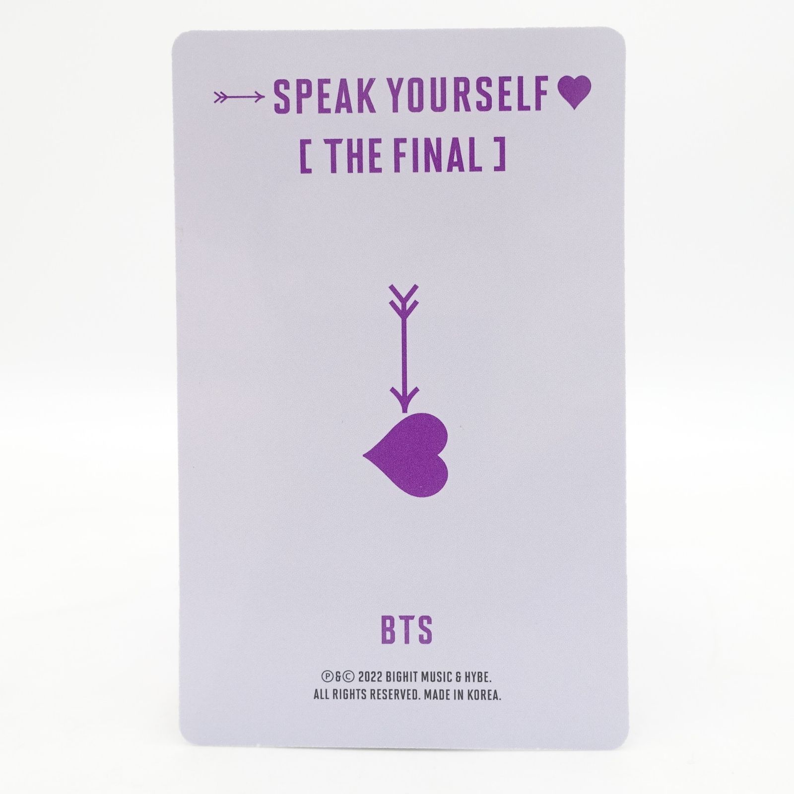 BTS ホソク SYS FINAL ラキドロ トレカ BTS 韓国 wings final HEA SYS LYS ホソク トレカ - メルカリ