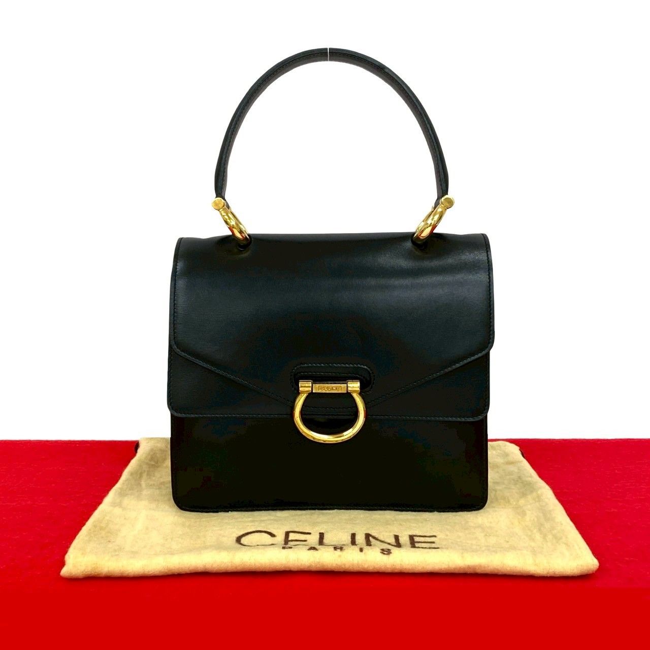 ⭐️ 良品 ヴィンテージ セリーヌ レザー トートバッグ ブラック 鑑定済 CELINE(セリーヌ) / トートバッグ/レザー/BLK | 中古品の販売