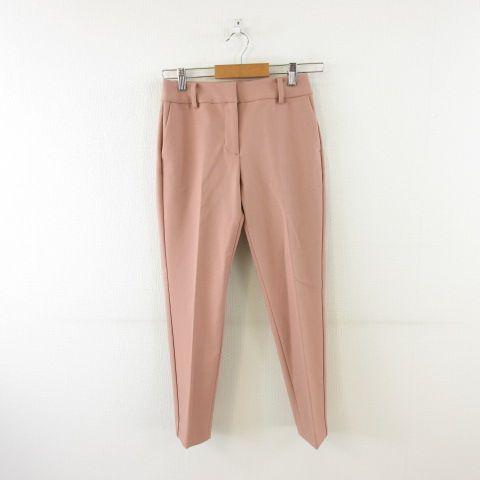 PLST ブラッシュドバックスティックパンツ XS DARK BROWN（39