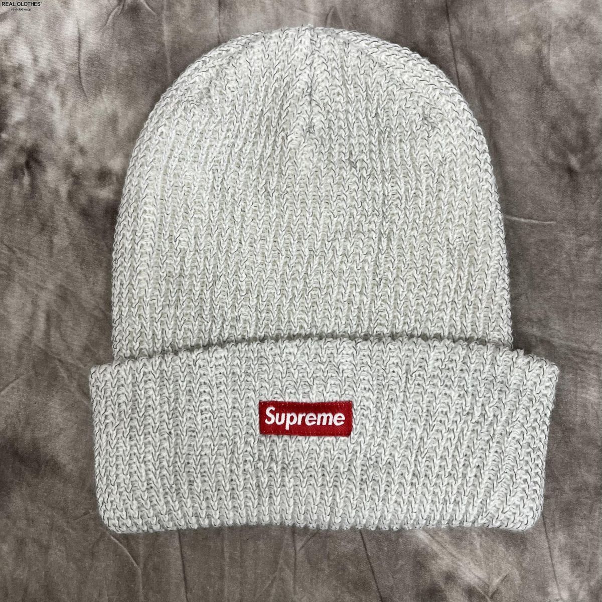 未使用】Supreme/シュプリーム【17AW】Reflective Loose Gauge Beanie