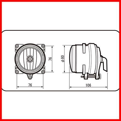 在庫セール】IPF フォグランプ ハロゲン HB4 直径80mm 3200K 純正色