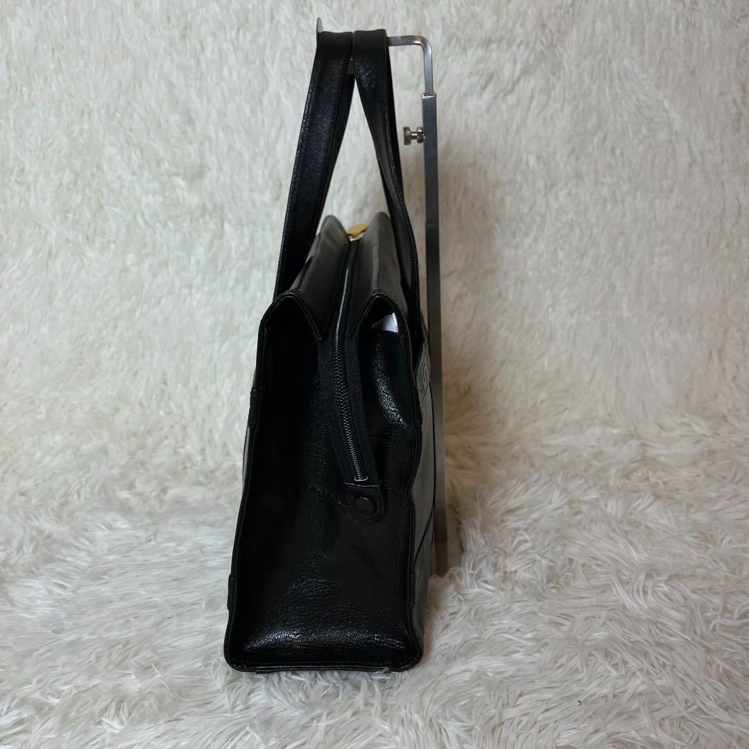 GIVENCHY ジバンシー トートバッグ レザー 型押しロゴ ブラック