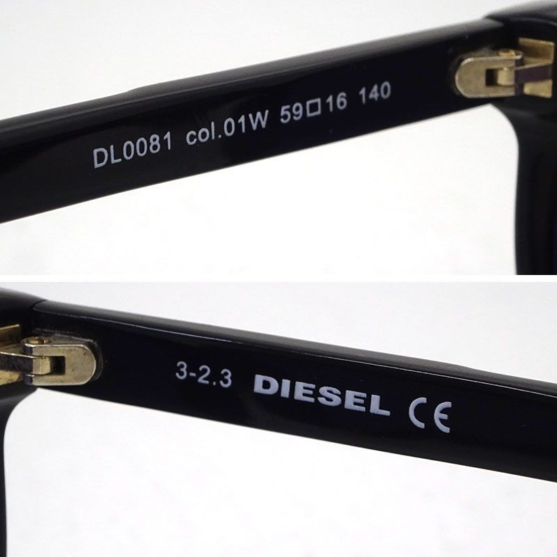 三重店】DIESEL｜ディーゼル サングラス 59□16-140 DL0081【116