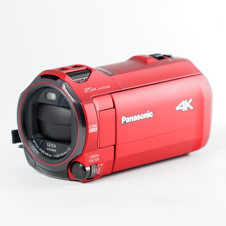 Panasonic パナソニック 4K ビデオカメラ 64GB 光学20倍ズーム アーバンレッド HC-VX992MS-R 13788