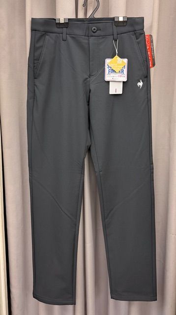 ルコックスポルティフ le coq sportif ゴルフウェア ロングパンツ メンズ ストレッチフォーサー 裏起毛ロングパンツ LG5FLP01M ブラック 葛西店