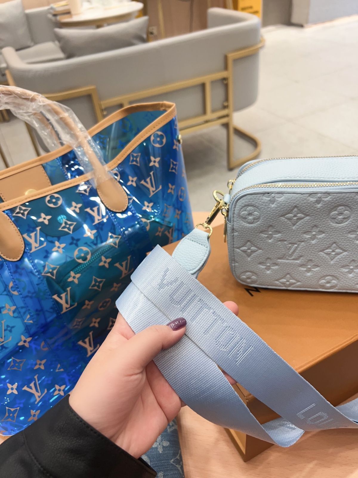 本日特価] TOP New 2025 高品質3点セット - Lv ブルージェリー